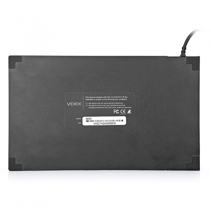 VEIKK S640 4 x 6 inch Digital Drawing Tablet with