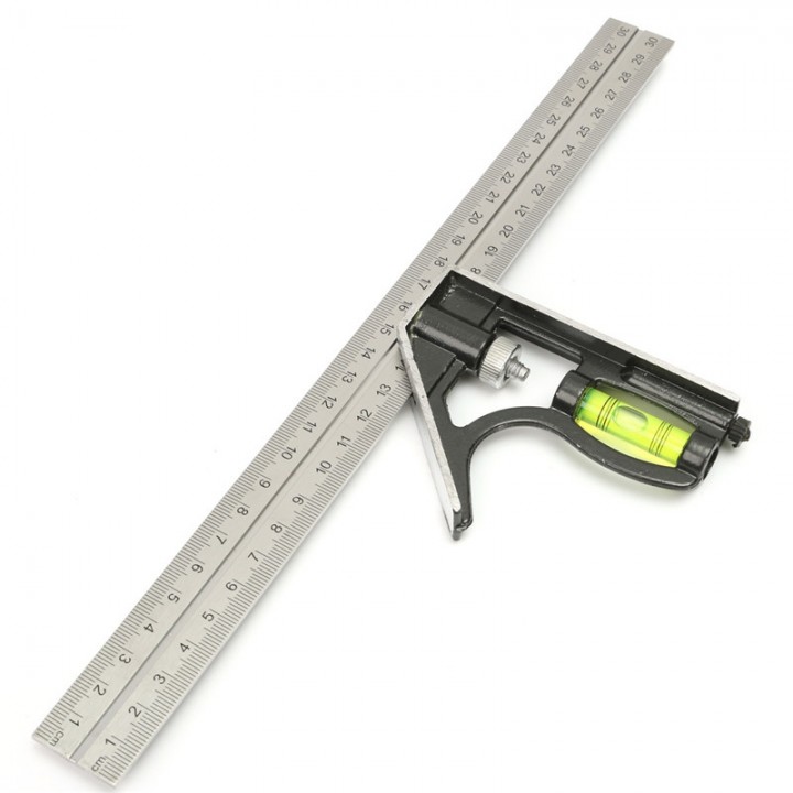 300mm DIY Stainless Steel Measuring Tools Aluminiu