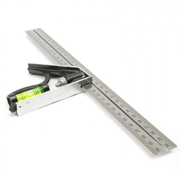 300mm DIY Stainless Steel Measuring Tools Aluminiu