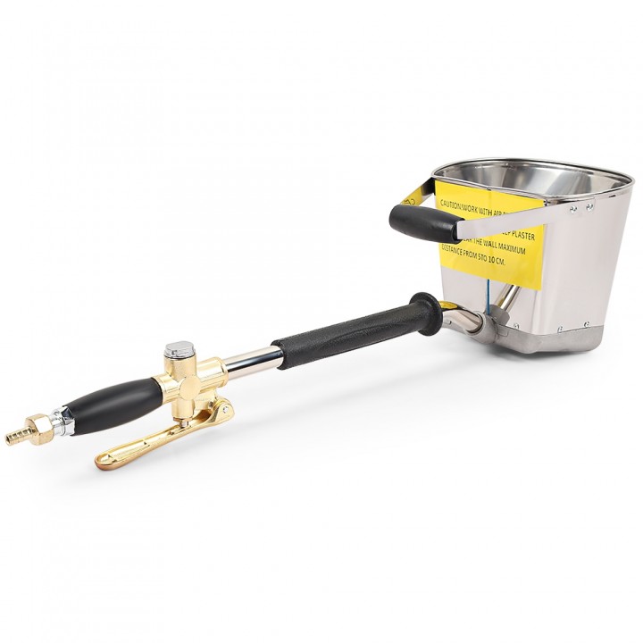 Ladle Cement Mortar Plaster Spray Gun Air Stucco S