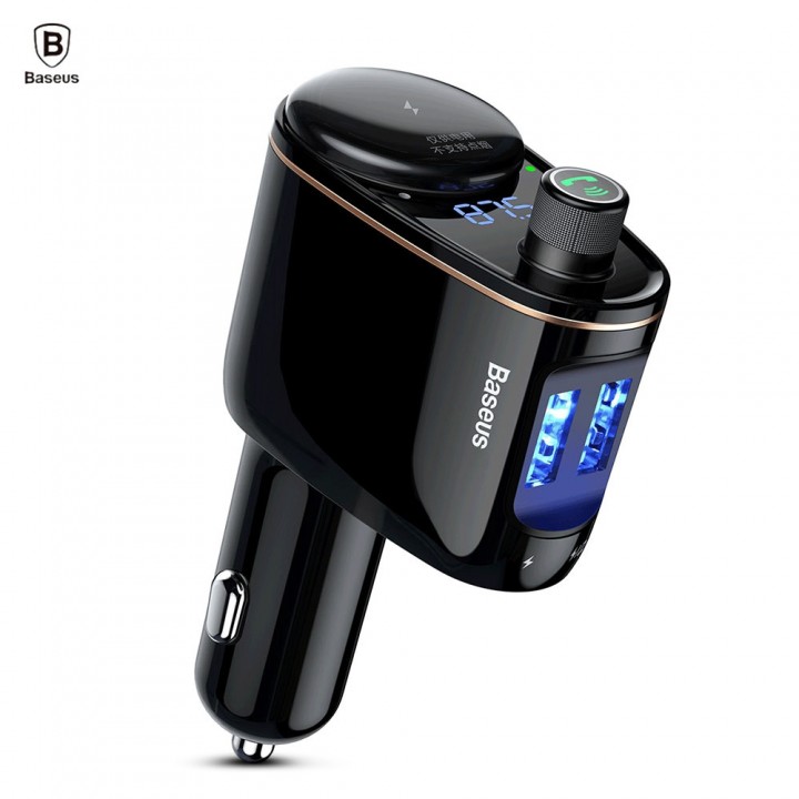 Baseus S - 06 Bluetooth MP3 Vehicle Dual USB Charg