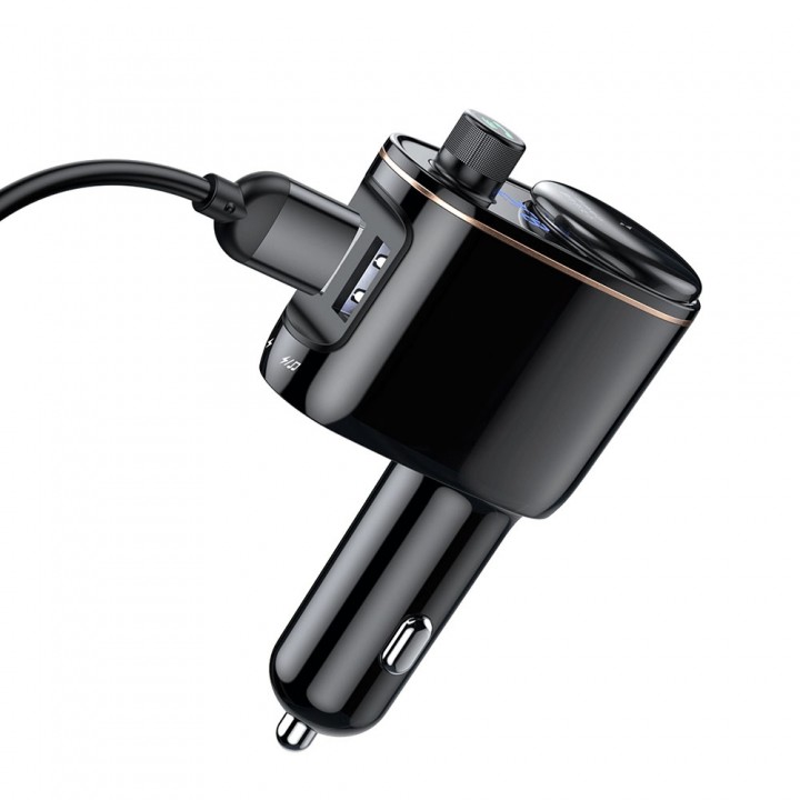 Baseus S - 06 Bluetooth MP3 Vehicle Dual USB Charg
