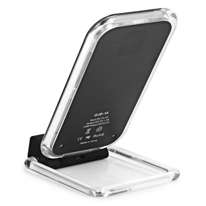 3-coil Ultra Slim Qi Wireless Charging Stand Dual