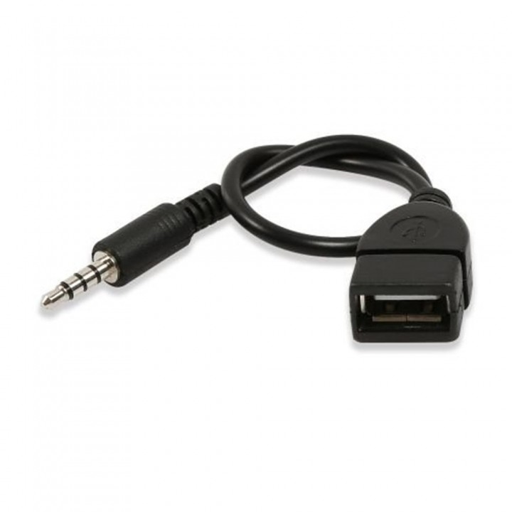 USB Female to AUX 3.5mm Male Jack Plug Audio Data