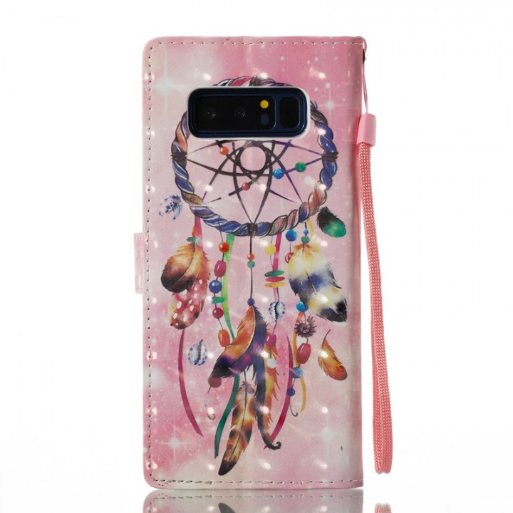 3D Painted Pu Phone Case for Samsung Galaxy Note 8