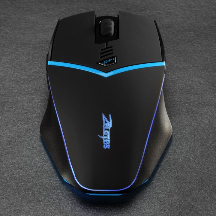 ZELOTES F12 Wireless Gaming Mouse 2400DPI with LED