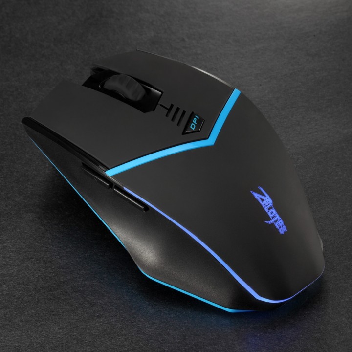 ZELOTES F12 Wireless Gaming Mouse 2400DPI with LED