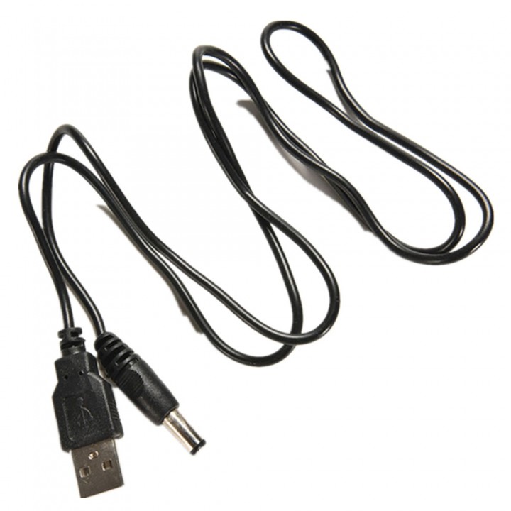 USB 2.0 Male A To DC 5.5mm x 2.1mm Plug Power Supp