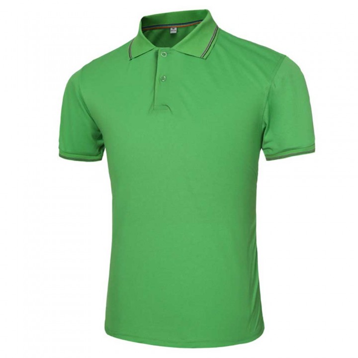 Casual Pure Color Turn-down Collar Short Sleeve Me