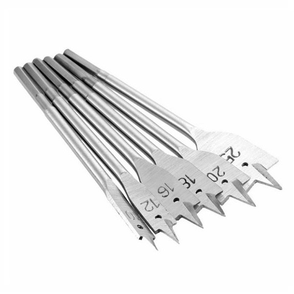 Woodworking Reaming Flat Drill Spade Bit 6PCS
