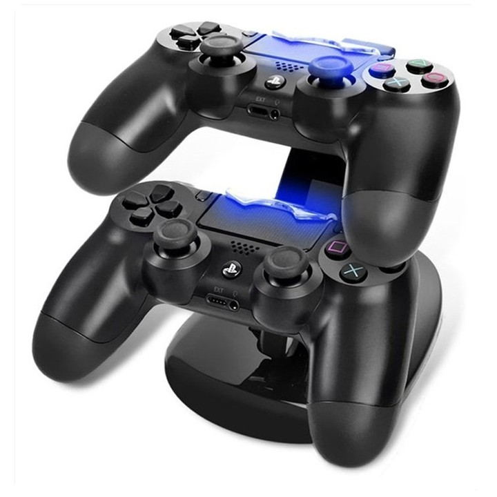Dual Slot for Sony PlayStation 4 PS4 Controller LE