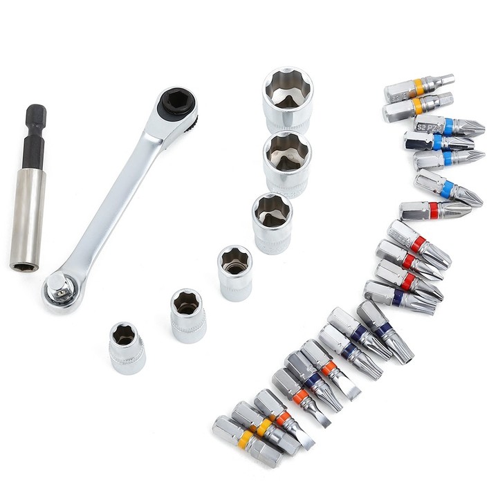 Exploit 28pcs Professional Ratchet Wrench Screwdri
