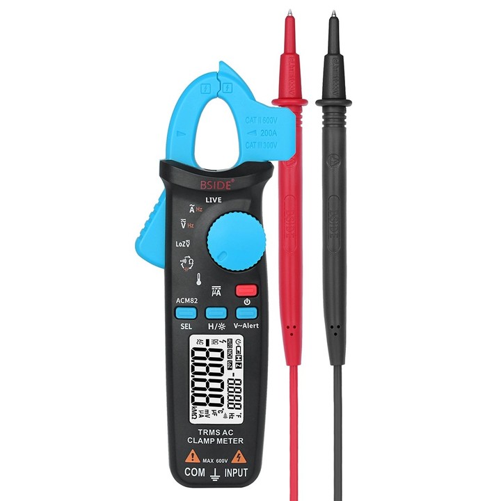 BSIDE ACM82 Mini AC Clamp Multimeter Current Frequ