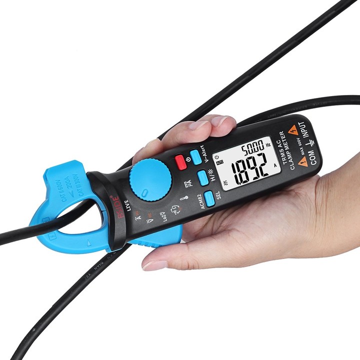 BSIDE ACM82 Mini AC Clamp Multimeter Current Frequ