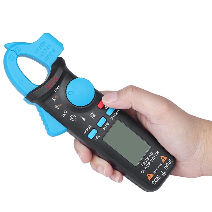 BSIDE ACM82 Mini AC Clamp Multimeter Current Frequ