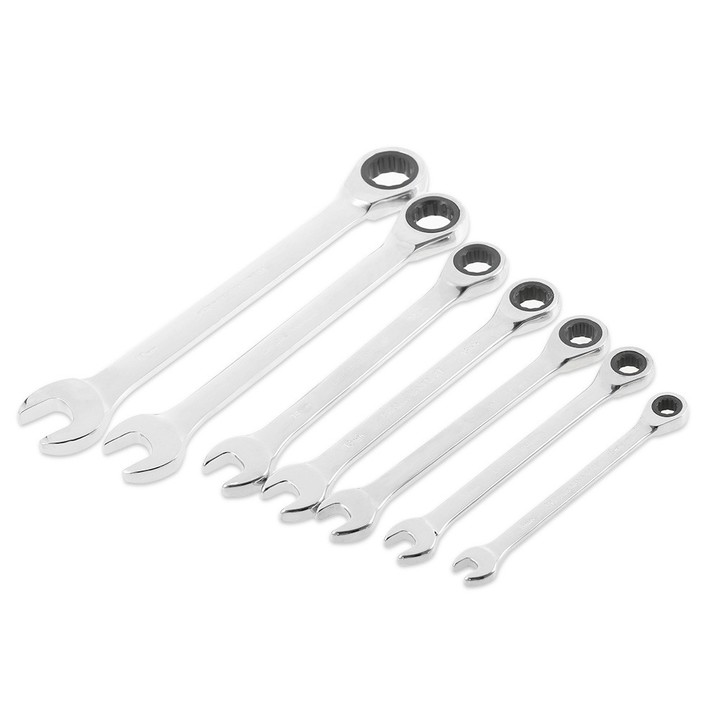Metric Ratchet Spanner Set Combination Head Gear W