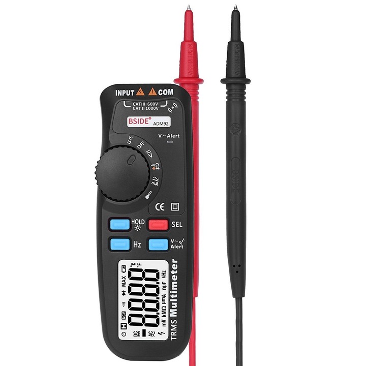 BSIDE ADM92 AC Clamp Multimeter Current Frequency