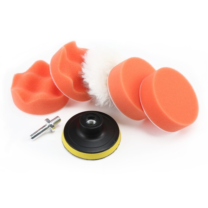 Sponge Polishing Buffing Pad Car Beauty Tool 7pcs