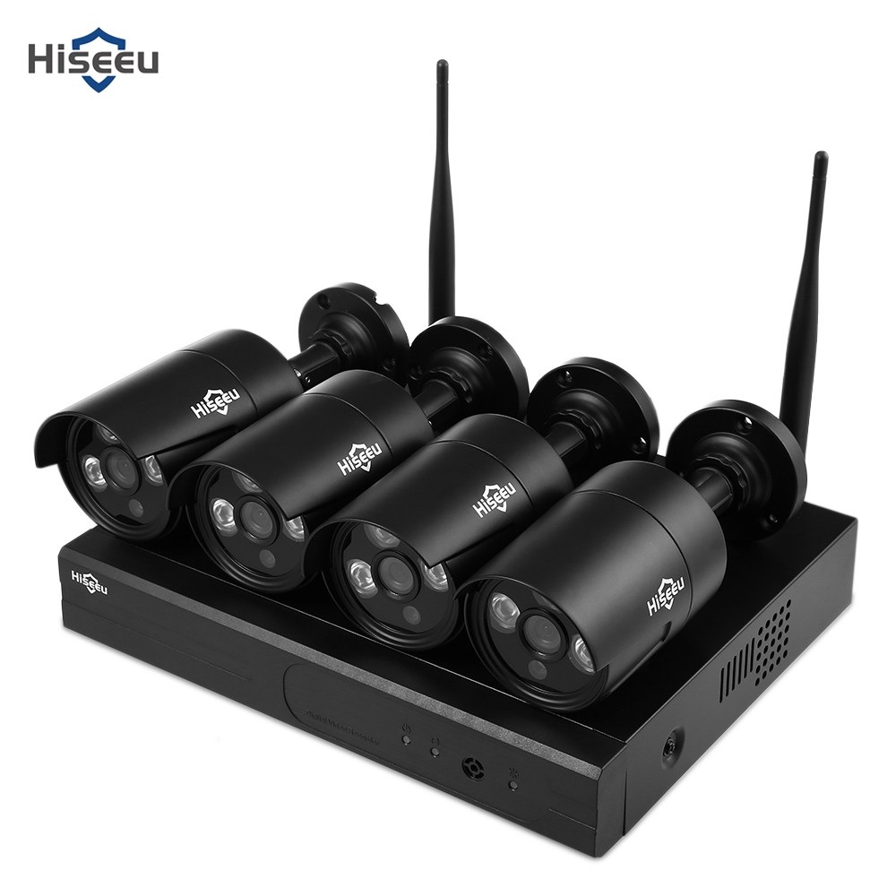 Hiseeu WNKIT - 4HB612B 4CH Wireless CCTV 1080P NVR