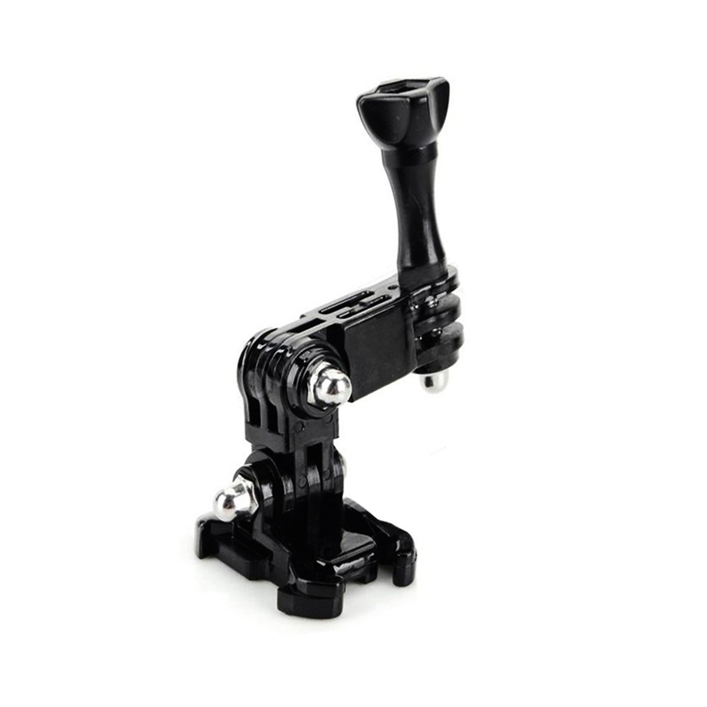 Helmet Three Way Swivel Arm with Basic Buckle Screws Mounting for Gopro