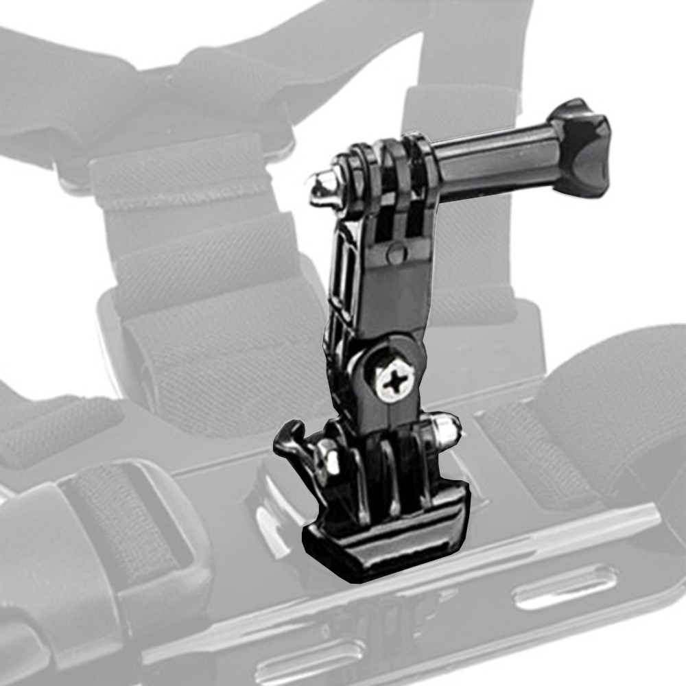 Helmet Three Way Swivel Arm with Basic Buckle Screws Mounting for Gopro