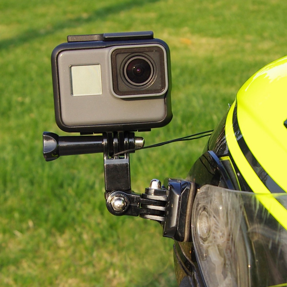 Helmet Three Way Swivel Arm with Basic Buckle Screws Mounting for Gopro
