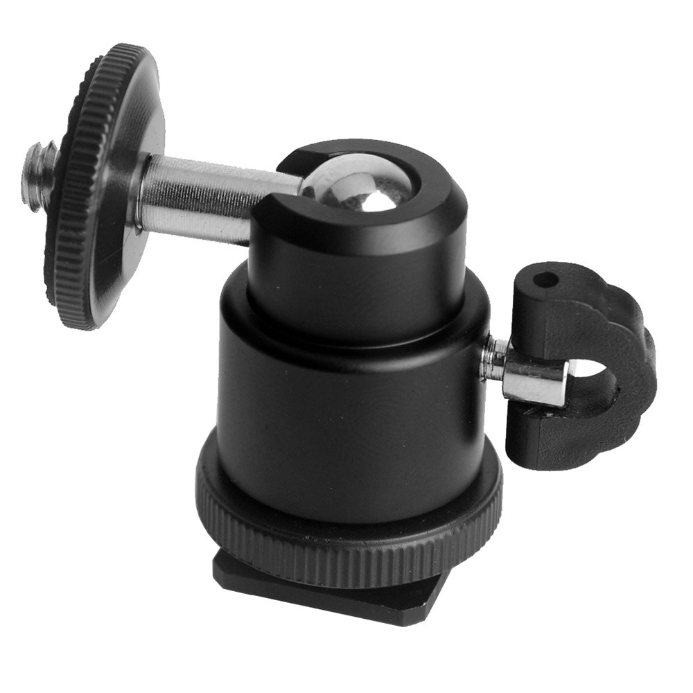 Fat Cat DSLR Ball Head Hot Shoe Adapter Mount for GoPro