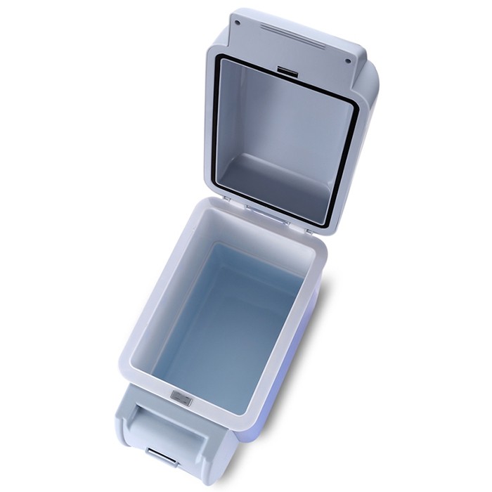 Great Cooling System / Lightweight Design / Auto Magnetic Lock Portable Car Hot / Cold Refrigerator with Three Holes 7.5L