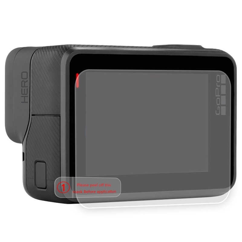 Sheingka Sports Camera Accessories Tempered Glass Screen Protector for Gopro Hero5 / Hero6 / Hero 2018 / Hero 7