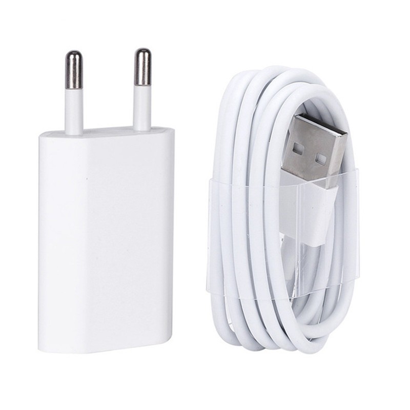 USB Wall Charger Cable with 8 Pin Data for iPhone/7/6/6S plus/5/5s/5C/se