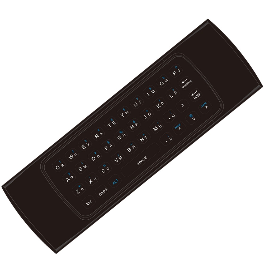 MX3 Russian Version 2.4GHz Wireless Air Mouse Mini Keyboard QWERTY Full Keyboard Infrared Intelligent Remote Control