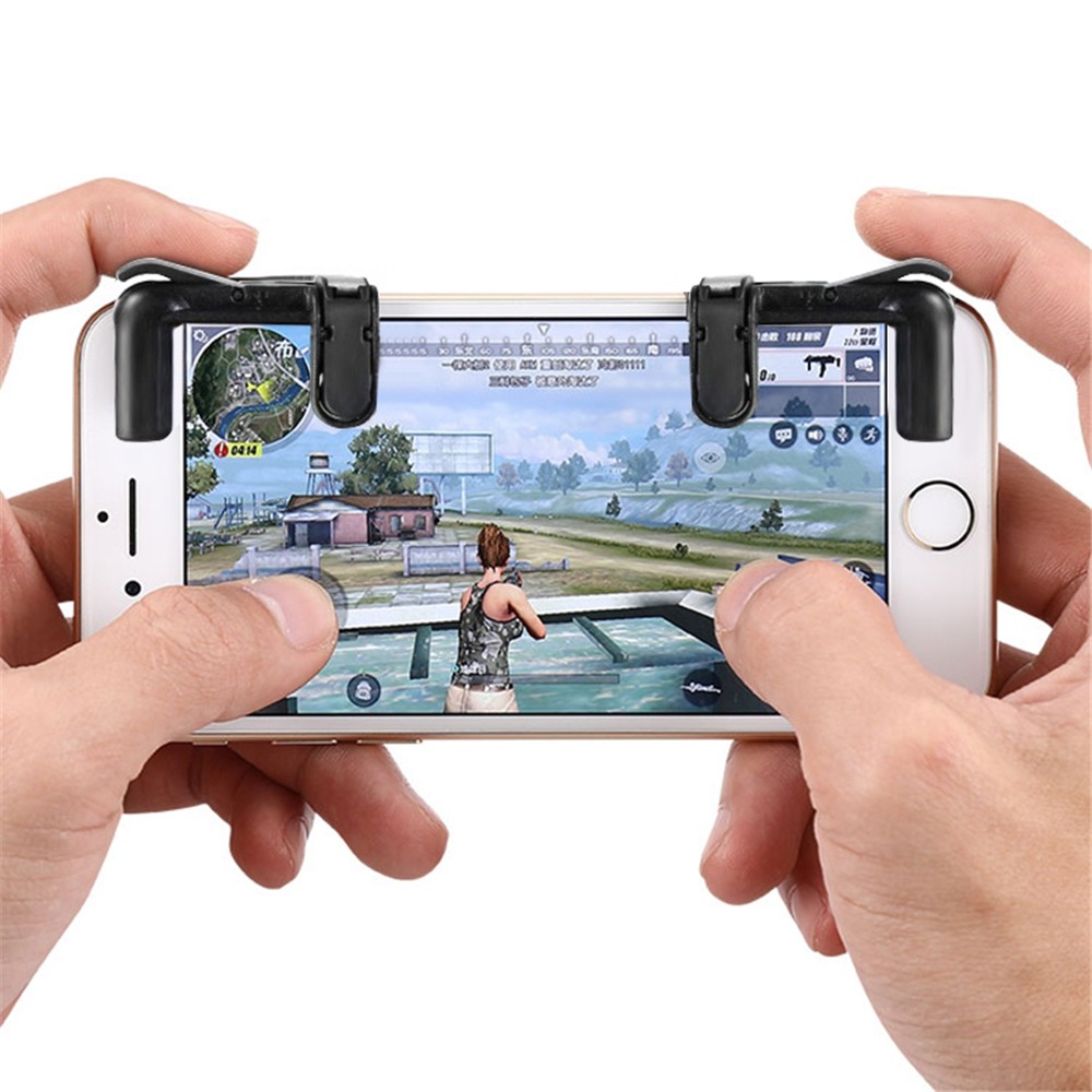2PCS Mobile Gaming Shooting Game Fire Button Aim Key Buttons L1 R1 Controller