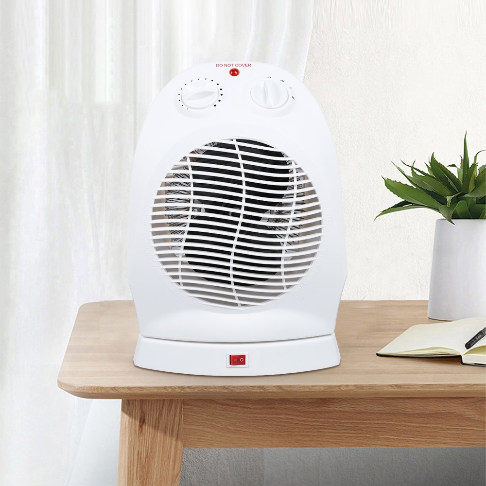 Household Fan Heater 2 Heat Settings Warm Air Blower