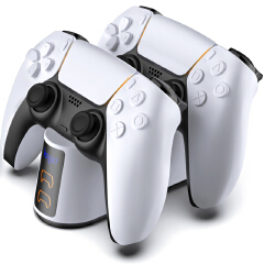 Ps5 handle charger colorful luminous grip double charging fast charging LED