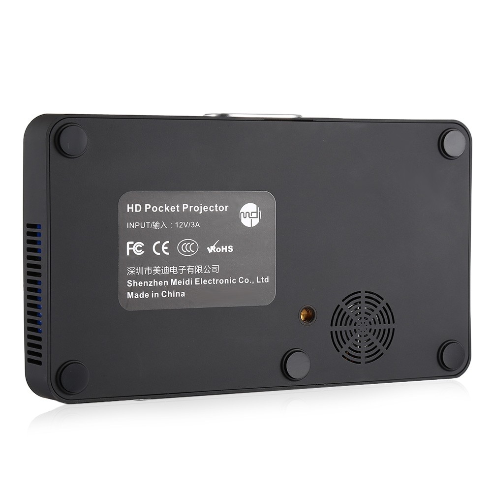 MDI D2 Intelligent Projector 200 Lumens 1280 x 720 Bluetooth 4.0 Android 4.4 Media Player