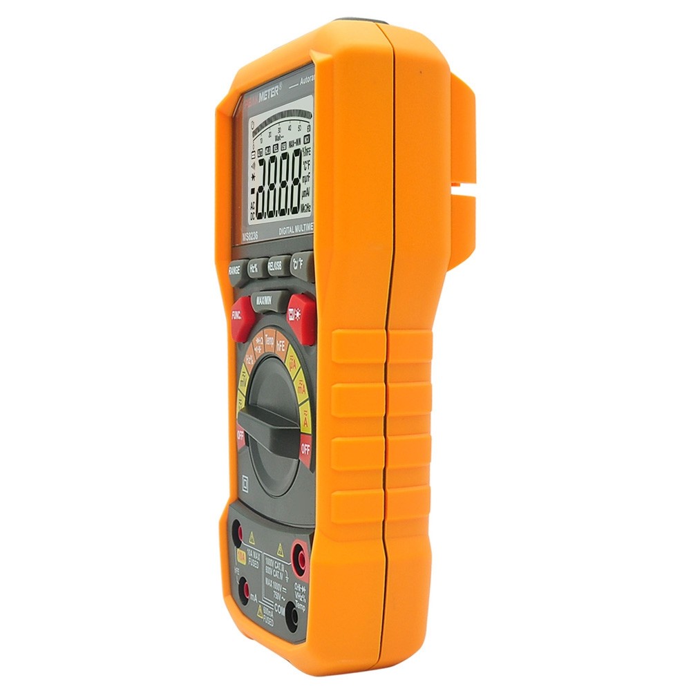 PEAKMETER PM8236 Digital Multimeter Resistance / Capacitance / Frequency / Duty Cycle / DC AC Voltage Current / Temperature Meter with T - RMS / USB