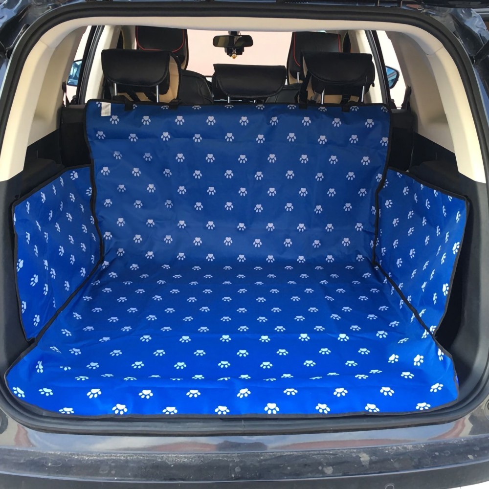 600D Oxford Cloth Printing Waterproof Pet Dog Cat Car Trunk Cover Pet Blanket