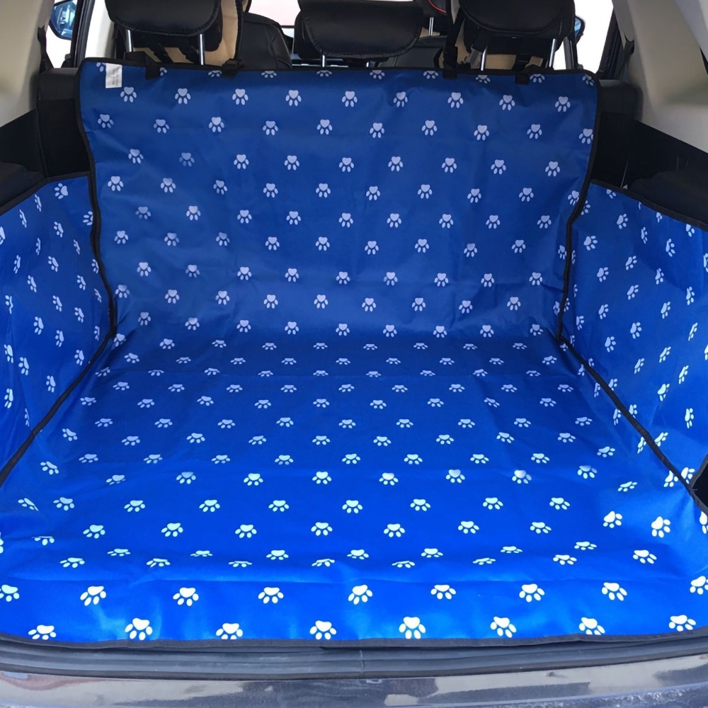 600D Oxford Cloth Printing Waterproof Pet Dog Cat Car Trunk Cover Pet Blanket