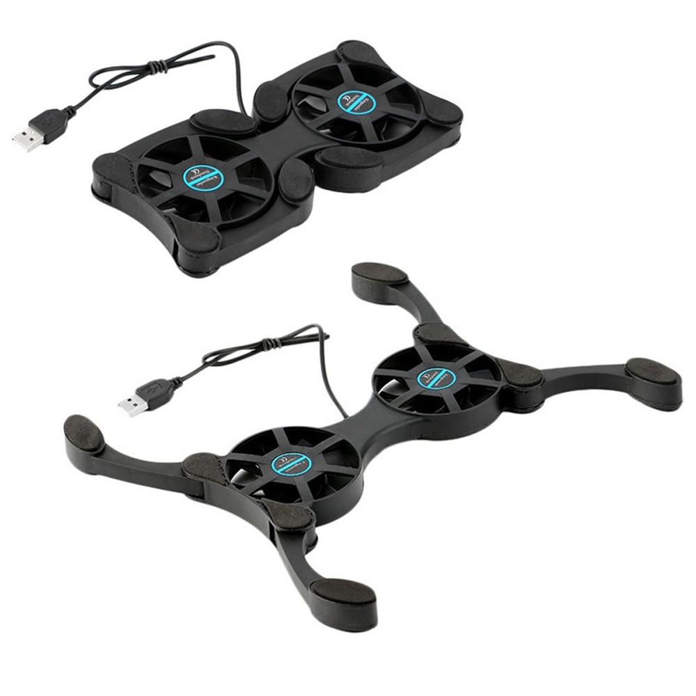 USB Mini Laptop Fan Cooler Cooling Pad Folding Coller Fan
