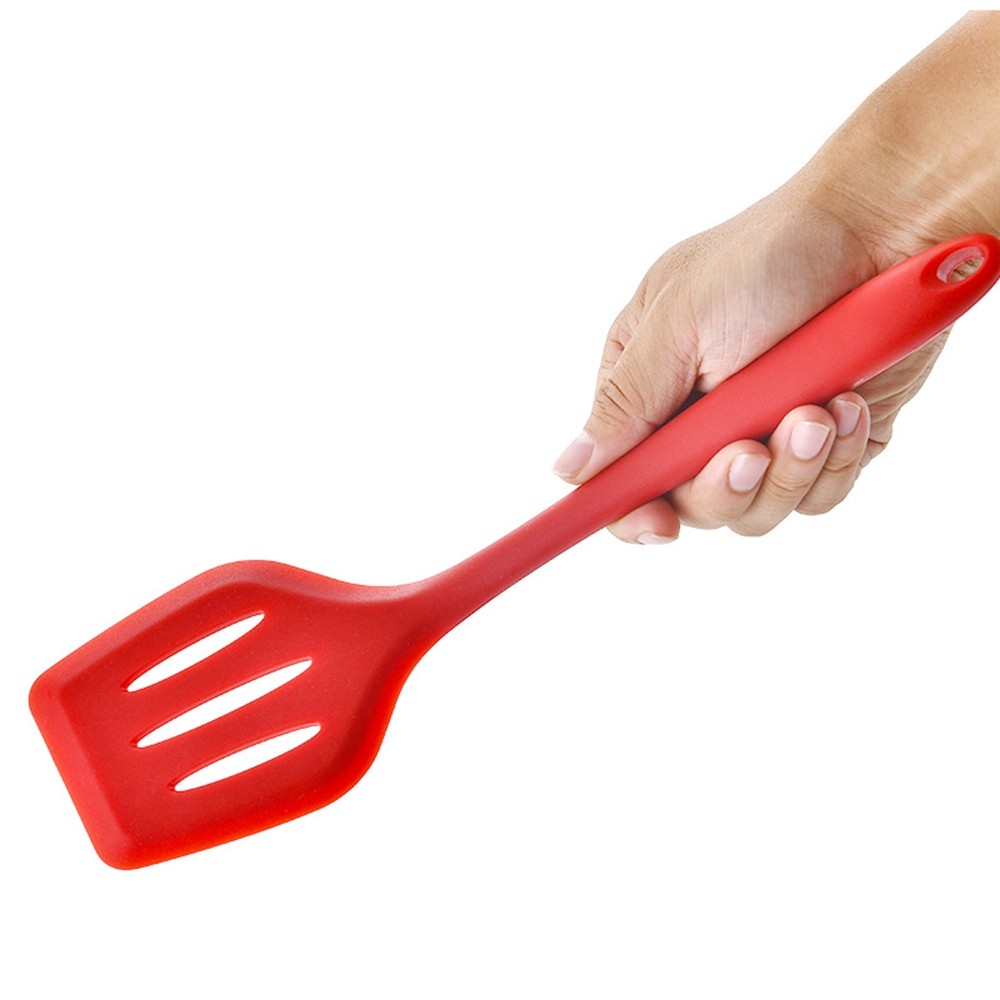 10PCS Nonstick Silicone Cooking Baking Utensil Turner Tongs Spatula Spoon Kitchen Tools with Storage Box