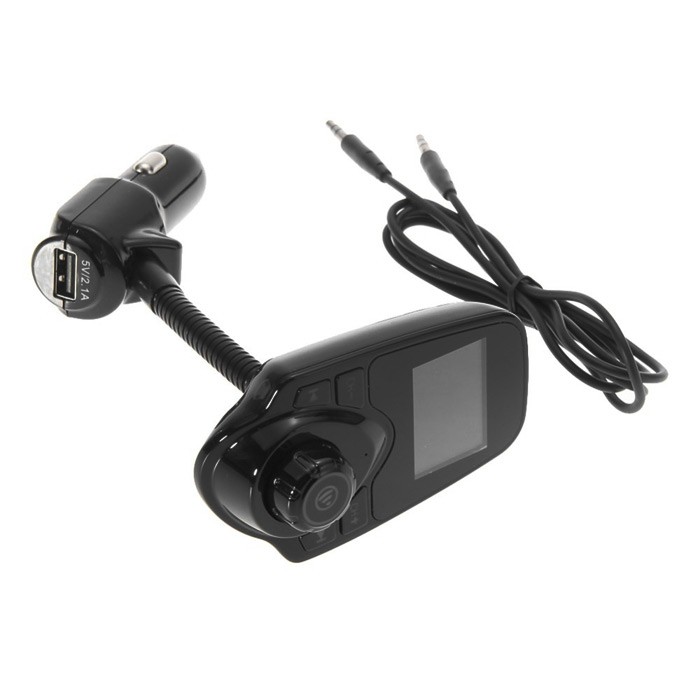 EGTONG T10 Car Bluetooth V3.0 + EDR MP3 Player Charger Adapter Digital Display Built-in Microphone Support FM Frequency