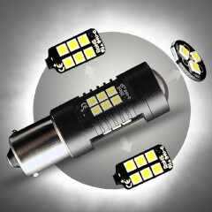 1156 BA15S Car LED Light Bulb for Reverse Fog Signal Turn Lamp