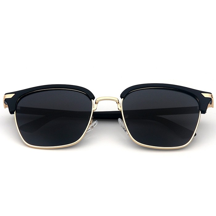 TOMYE 55911 2018 New Fashion PC Metal Square Frame Color Polarized Sunglasses for Women and Men