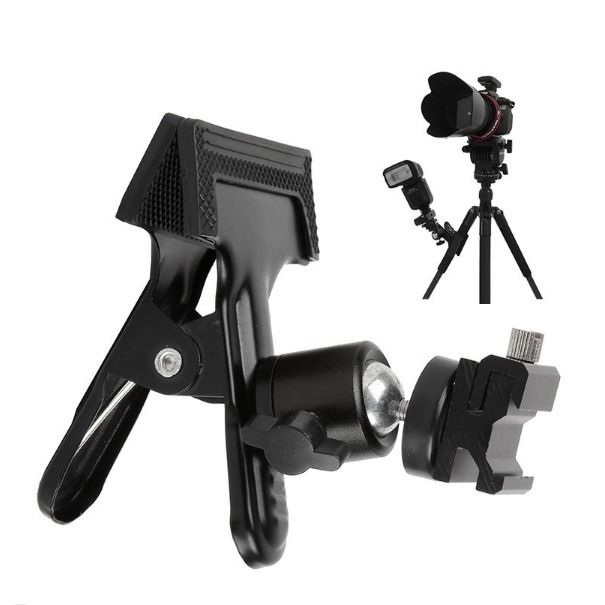 Photo Studio Photography Backdrop Clamp / Flash Light Stand