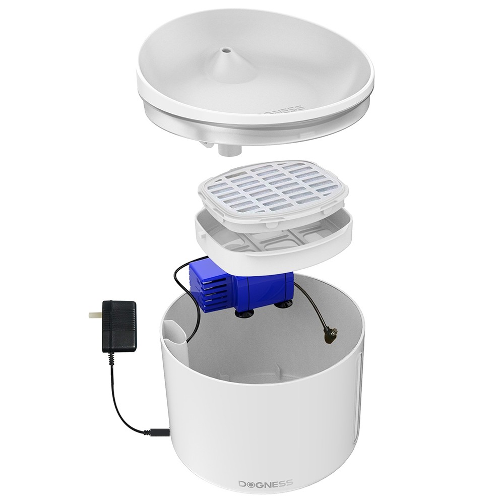 Dogness D03 Pet Automatic Electric Mini Water Fountain 1L for Small Dogs/ Cats/ Birds / Smaller Animals