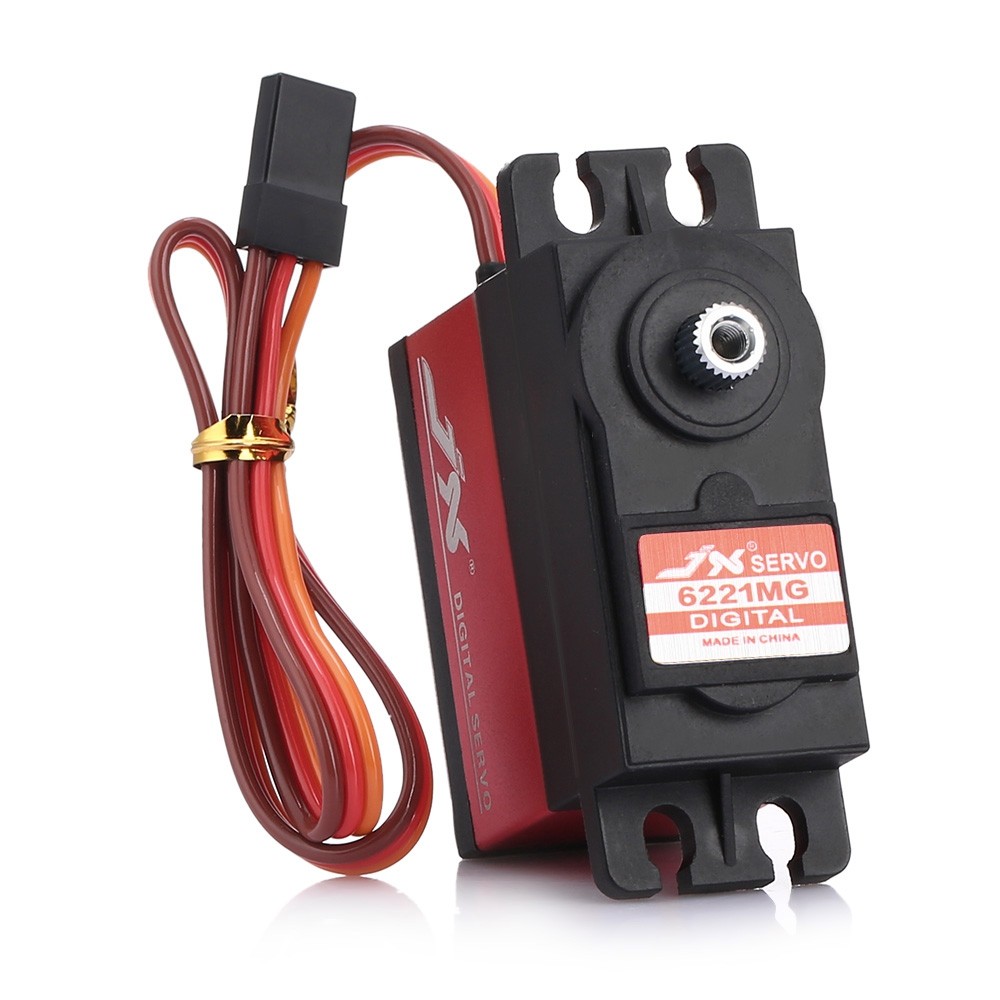 JX PDI - 6221MG Full Metal Gear 4.8 - 6V 0.16sec/60-degree Digital Servo for 1/10 1/8 RC Car