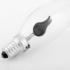 YouOKLight 1.6W E14 120Lm 220V Flicker Flame Light Bulb Red Light LED Corn Lamp