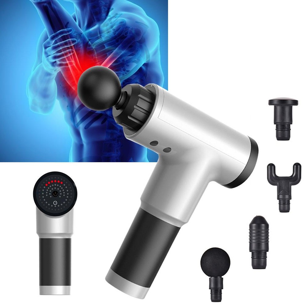 Muscle Relaxation Vibration Massage Gun Fitness Equipment Fascia Pain Relieve Device