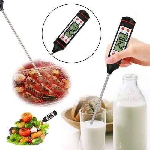 Kitchen Cooking Food Meat Probe Digital BBQ Thermometer, Gas Oven Thermometer Tools Christmas Gift