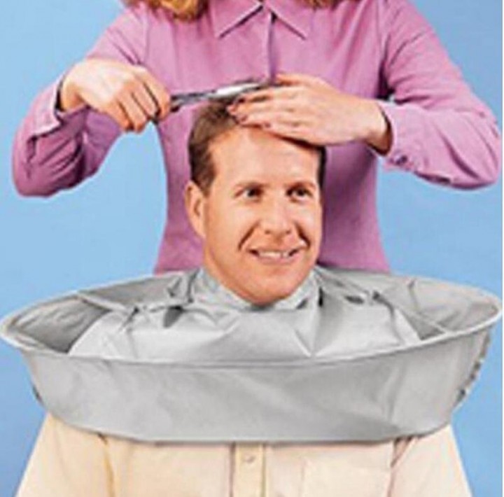 2 pcs Waterproof Middle Size Hair-cutting Clothes Hair Dye Clothes Barber's Cloak
